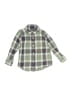 Janie and Jack Plaid Green Long Sleeve Button-Down Shirt Size 18-24 mo - photo 1