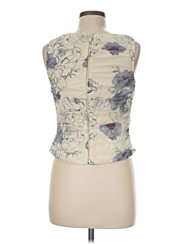 Adrianna Papell Sleeveless Silk Top (view 2)