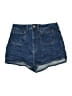 ASOS Blue Denim Shorts Size 6 - photo 1