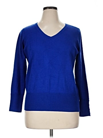 JM Collection Pullover Sweater (view 1)