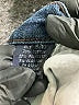 Old Skool Paisley Blue Denim Shorts Size 9 - 10 - photo 3