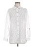 MULTIPLES 100% Polyester Polka Dots White 3/4 Sleeve Blouse Size M - photo 1