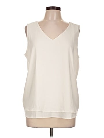 Ann Taylor Factory Sleeveless Blouse (view 1)