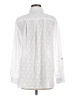 MULTIPLES 100% Polyester Polka Dots White 3/4 Sleeve Blouse Size M - photo 2