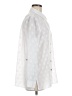 MULTIPLES 100% Polyester Polka Dots White 3/4 Sleeve Blouse Size M - photo 4