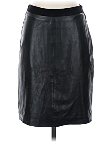 MNG Faux Leather Skirt (view 1)