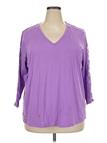 DG^2 by Diane Gilman 3/4 Sleeve T-Shirt (view 1)