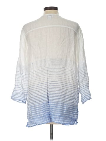 Kenar 3/4 Sleeve Button-Down Shirt (view 2)