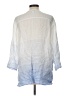 Kenar 100% Linen White 3/4 Sleeve Button-Down Shirt Size L - photo 2