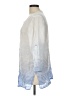 Kenar 100% Linen White 3/4 Sleeve Button-Down Shirt Size L - photo 5