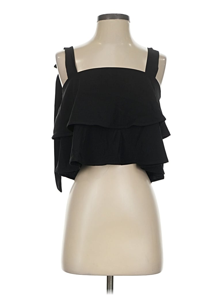 Pre-owned Superdown Sleeveless Blouse In Black