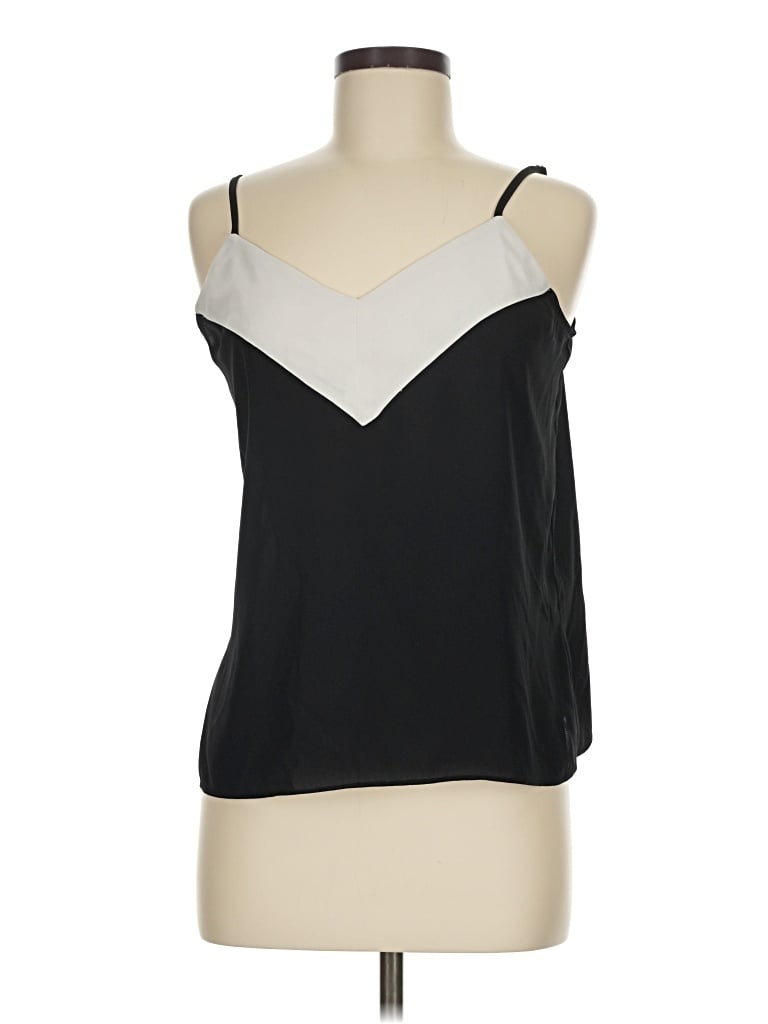 Pre-owned Veronica M Tank Top Black Strapless Neckline Tops