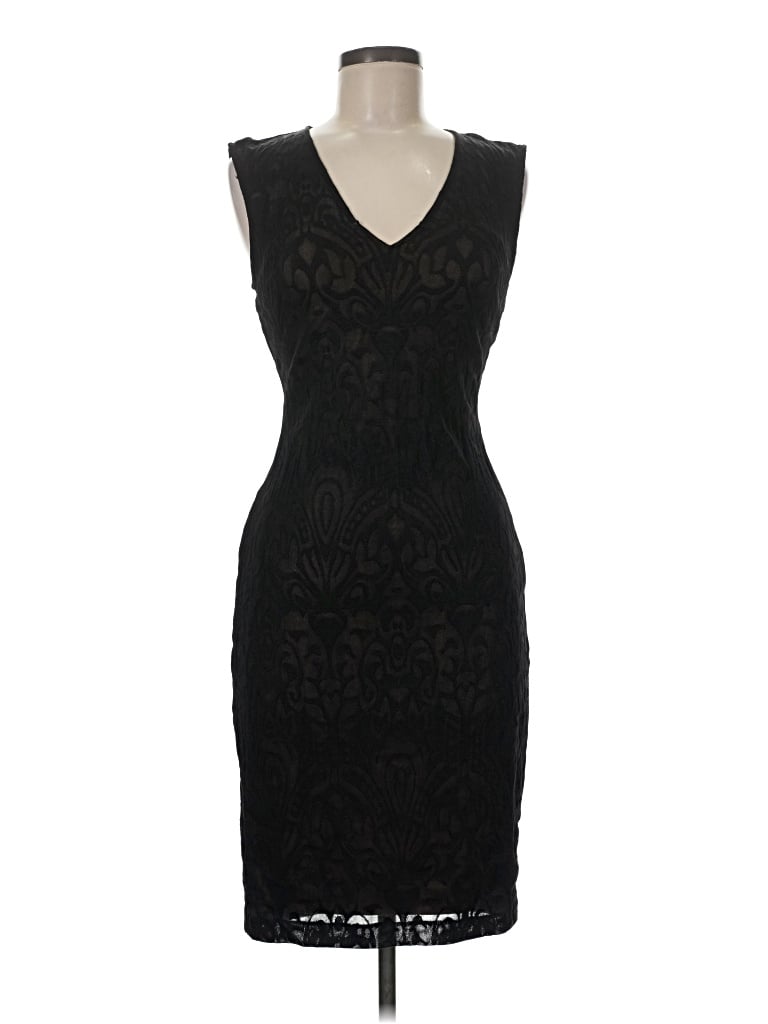Pre-owned Caché Cocktail Dress In Black