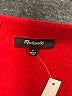 Madewell Solid Red Wool Skirt Size 6 - photo 4