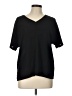 Lands' End Black Short Sleeve Top Size 12 - photo 1