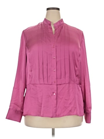 Jones New York Signature Long Sleeve Blouse (view 1)