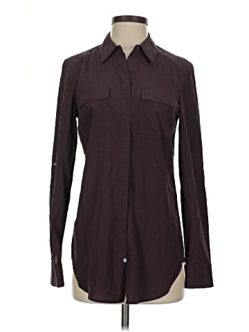 Ann Taylor Long Sleeve Silk Top (view 1)