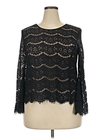 Rose + Olive 3/4 Sleeve Top (view 1)