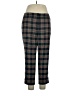 Talbots Plaid Green Casual Pants Size 14 Petite - photo 1