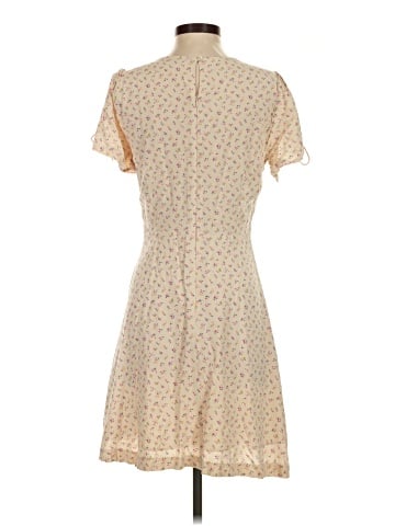 Madewell Tie-Sleeve Retro Dress in Dutch Dandelions (view 2)