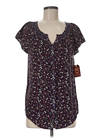 Faded Glory Short Sleeve Blouse (view 1)