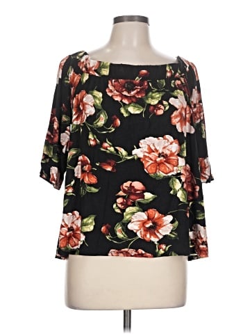 Loveappella Short Sleeve Blouse (view 1)