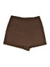 Zara Solid Brown Skort Size XS - photo 1
