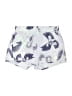 Adidas 100% Recycled Polyester Print Silver Athletic Shorts Size 14 - photo 1