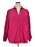 Torrid Pink Long Sleeve Blouse Size 2X Plus (2) - photo 1