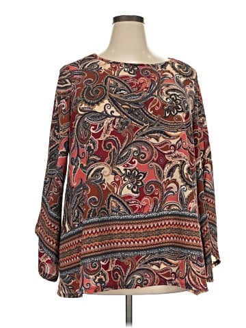 New Directions 3/4 Sleeve Blouse (view 1)