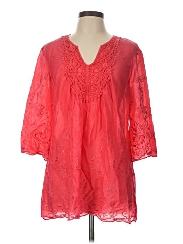 Chico's 3/4 Sleeve Blouse (view 1)