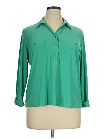 Jones New York Signature 3/4 Sleeve Blouse (view 1)