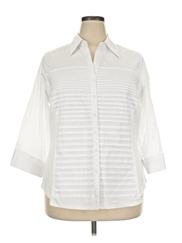 Zac & Rachel 3/4 Sleeve Button-Down Shirt (view 1)