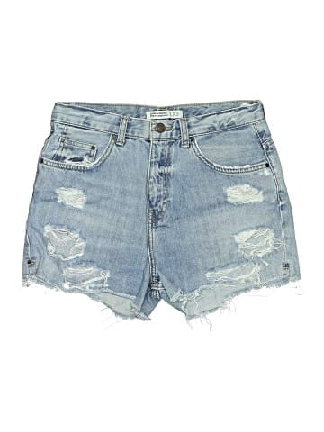 Zara Basic Denim Shorts (view 1)