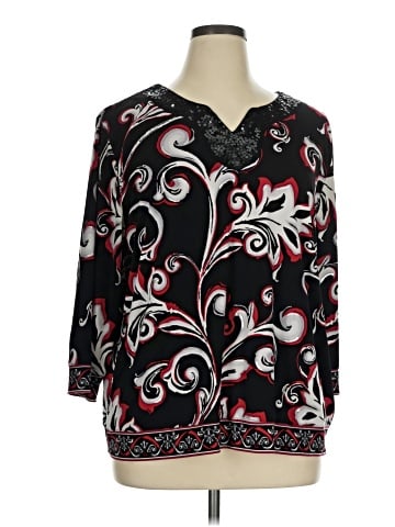 Alfred Dunner 3/4 Sleeve Blouse (view 1)