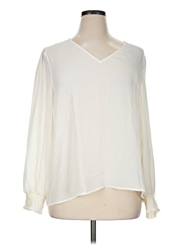 Worthington Long Sleeve Blouse (view 1)
