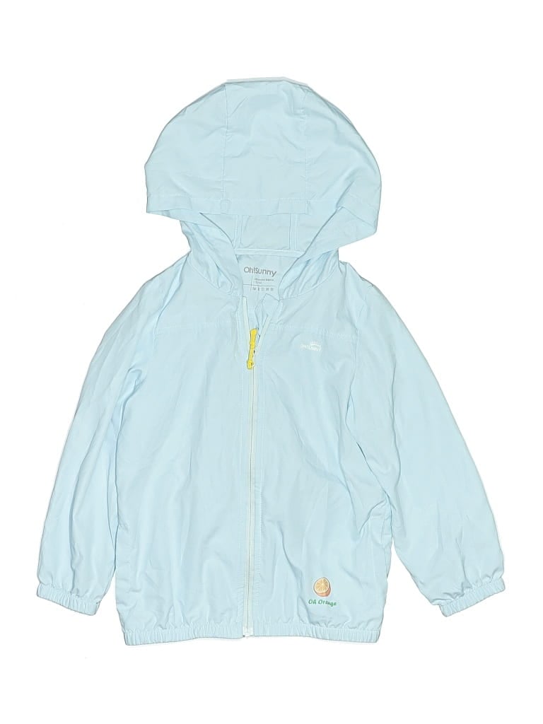 Pre-owned Assorted Brands Kids' Windbreaker Jacket In Blue