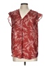 Fun2Fun 100% Polyester Red Sleeveless Blouse Size L - photo 1