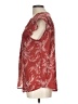 Fun2Fun 100% Polyester Red Sleeveless Blouse Size L - photo 5