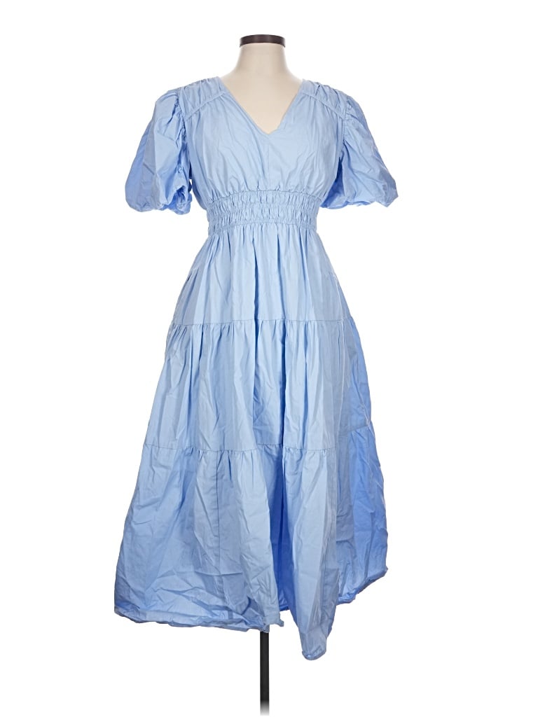 Pre-owned Moon River Casual Dress In Blue