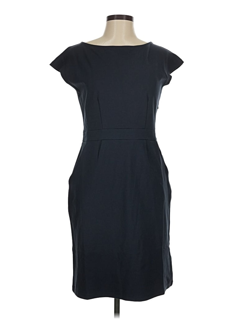 Pre-owned Quince Casual Dress In Black