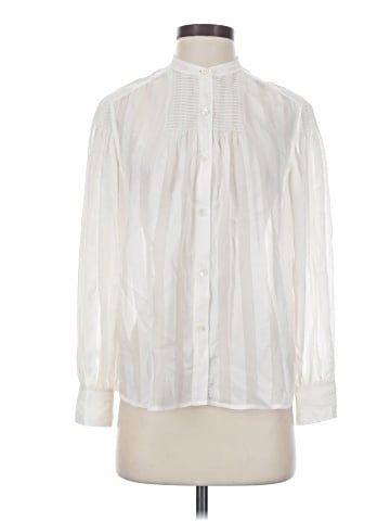 Rebecca Taylor Long Sleeve Silk Top (view 1)