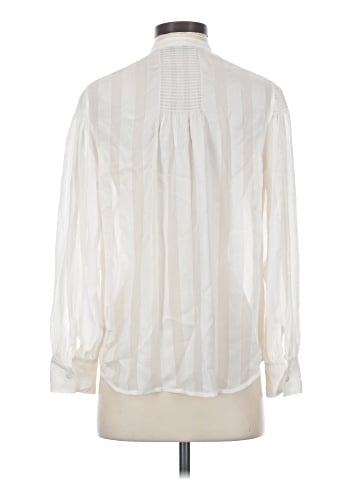 Rebecca Taylor Long Sleeve Silk Top (view 2)