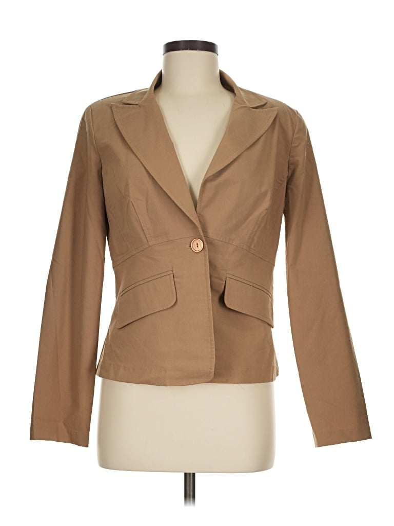 Pre-owned Xoxo Blazer Jacket In Tan