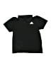 Adidas 100% Polyester Black Short Sleeve Polo Size 8 - photo 1