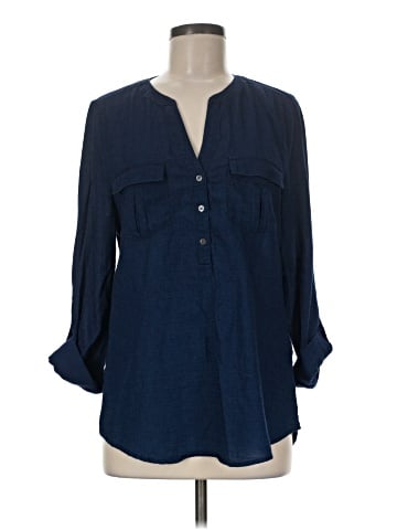 Joie 3/4 Sleeve Button-Down Shirt (view 1)