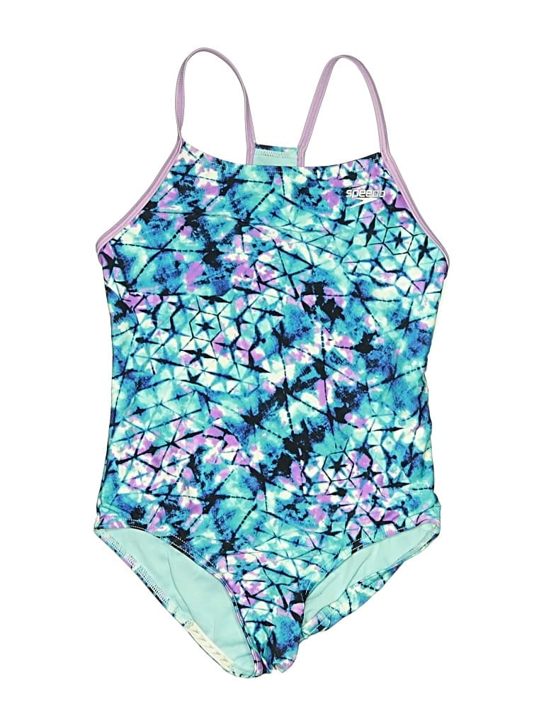 Pre-owned Speedo Kids' One Piece Swimsuit In Blue