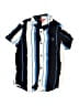 Guess Stripes Blue Short Sleeve Button-Down Shirt Size 10 - photo 1