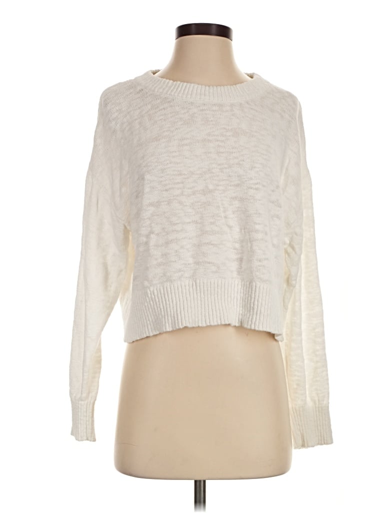 Pre-owned Marine Layer Pullover Sweater In Ivory