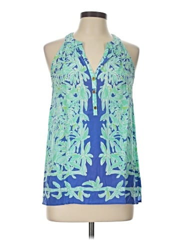 Lilly Pulitzer Sleeveless Silk Top (view 1)
